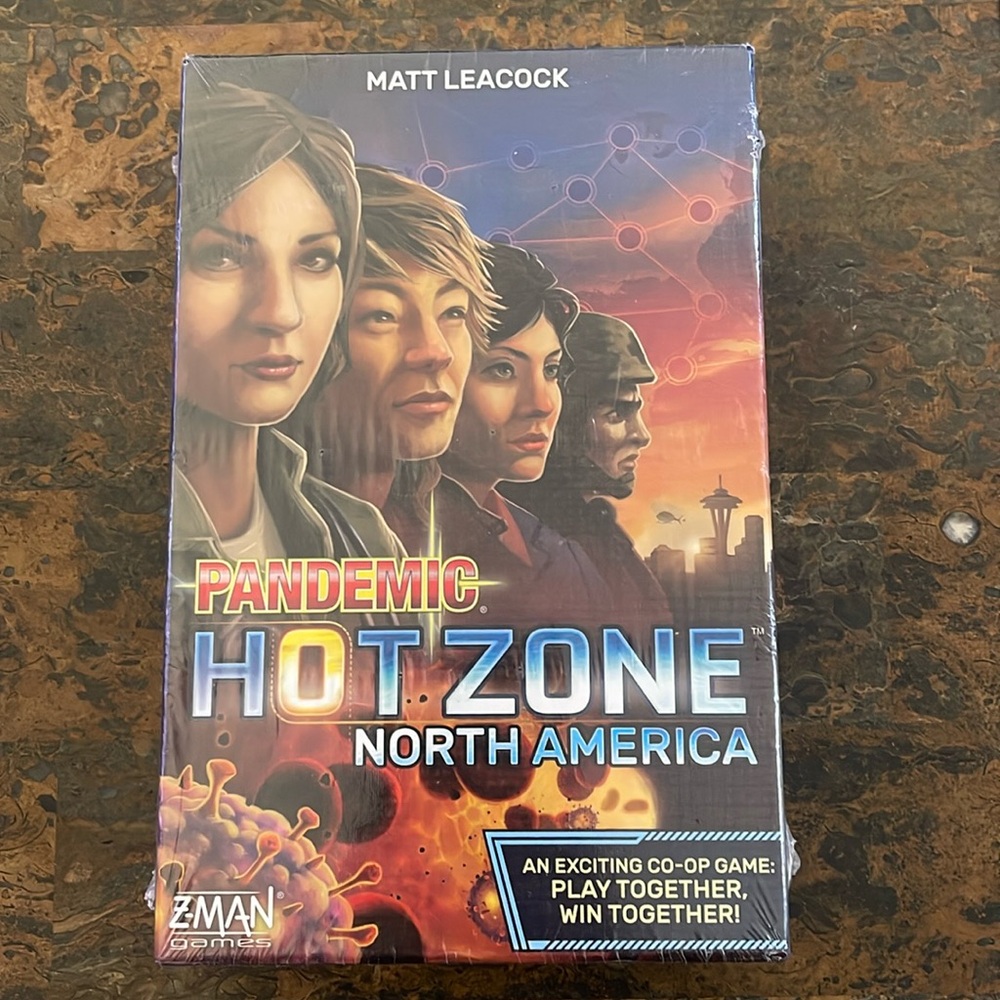 Pandemic Hot Zone North America , Z-Man Board Game For Family NEW